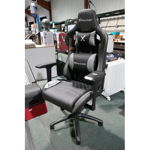 3071 - Xrocker Opal RGB Led Lights Gaming Chair   , Original RRP £164.99 + vat               (309-307)   * ... 