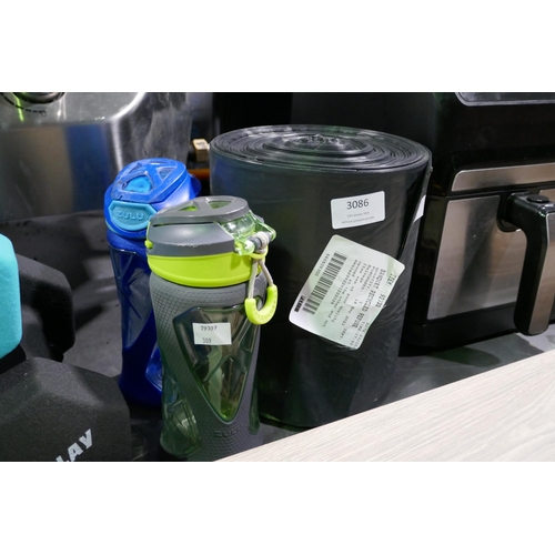 3086 - Banquet Recycled Refuse Sacks and Zulu Kids Water Bottles 16Oz   (309-292,310)   * This lot is subje... 