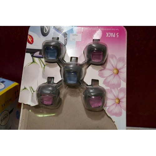 3112 - Febreze Car Air Freshner Pack, Febreze Spring Awakening Bath Gel (312-252,264) * This lot is subject... 