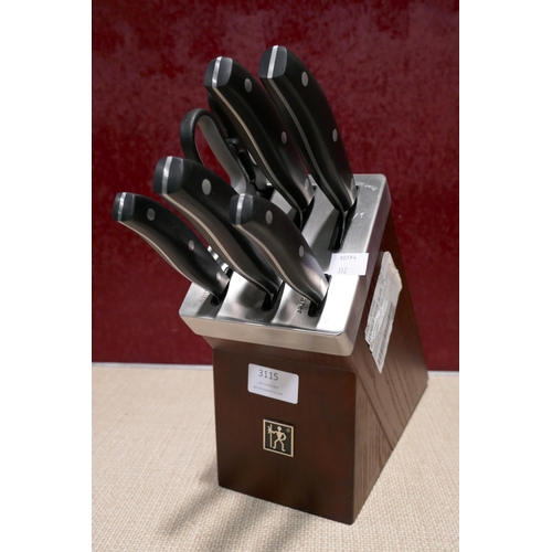 3115 - Henckels Knife Block Set (312-210) * This lot is subject to VAT