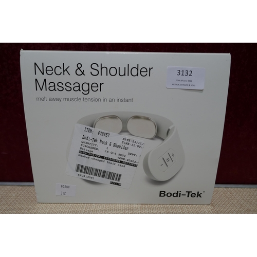 3132 - Bodi-Tek Neck & Shoulder Massager (model:- BT-NEMA) (312-238) * This lot is subject to VAT