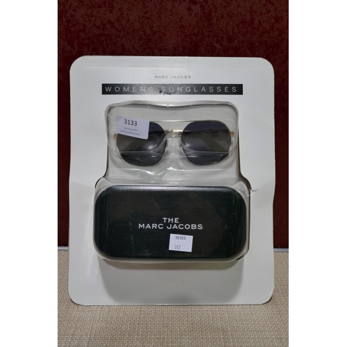 3133 - Marc Jacobs Lady's Clam Sunglasses (312-118) * This lot is subject to VAT