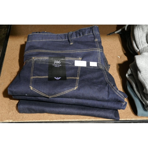 3181 - Four pairs of men's Armani jeans - mixed sizes * This lot is subject to VAT