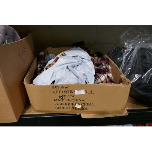 3189 - Assorted lady's checked shirts - mixed sizes * This lot is subject to VAT