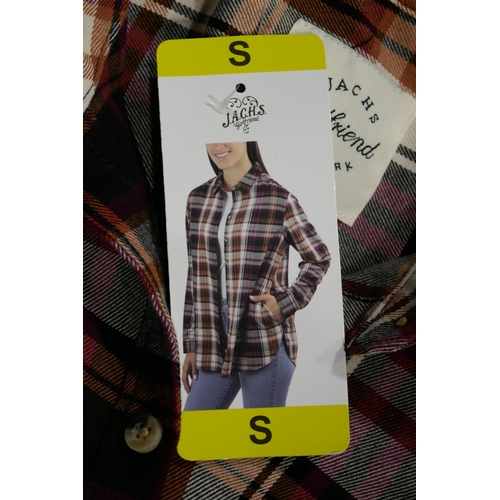 3189 - Assorted lady's checked shirts - mixed sizes * This lot is subject to VAT