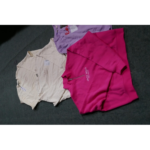 3201 - A quantity of lady's Lee jumpers - mixed sizes and colours * This lot is subject to VAT