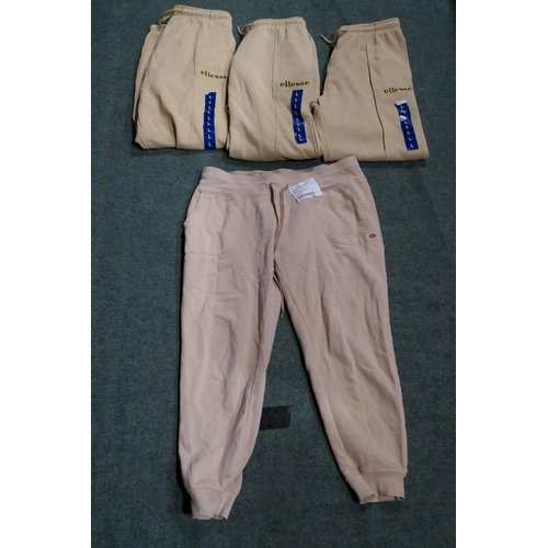 3202 - A quantity of lady's beige Ellesse joggers - size L * This lot is subject to VAT