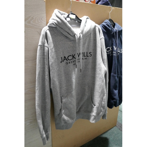 3259 - Two mens' Jack Wills hoodies - size M and XL * This lot is subject to VAT