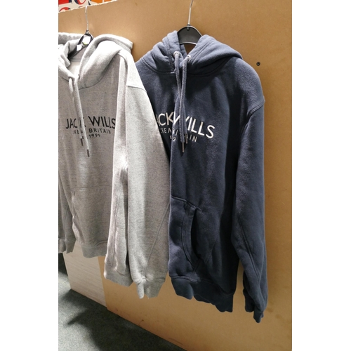 3259 - Two mens' Jack Wills hoodies - size M and XL * This lot is subject to VAT