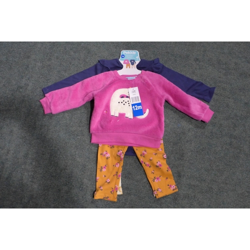 3263 - Assorted baby and toddler clothing sets - size 3m to 12m * This lot is subject to VAT