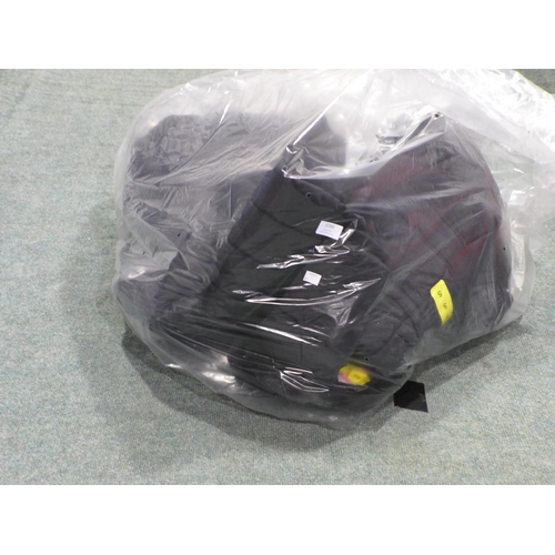 3288 - Five kid's black hooded coats - size small * This lot is subject to VAT