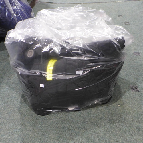 3289 - Five kid's black hooded coats - size small * This lot is subject to VAT