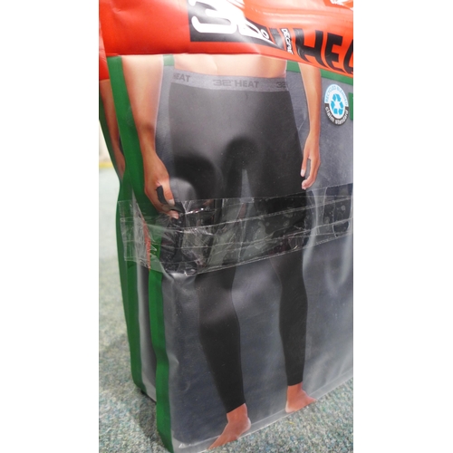 3302 - Five men's two-packs of 32 Degrees heat-base layer pants - size M * This lot is subject to VAT