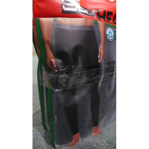 3307 - Five men's two-packs of 32 Degrees heat-base layer pants - size M * This lot is subject to VAT