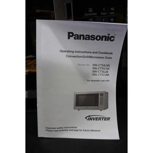 3347 - Panasonic Combi Microwave - Model No NN-CT56JBBPQ, Original RRP £164.99 + vat     (311-447)    * Thi... 