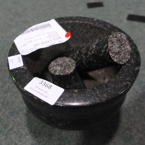 3368 - Cole and Mason Pestle and Mortar (18cm) (312-261) * This lot is subject to VAT