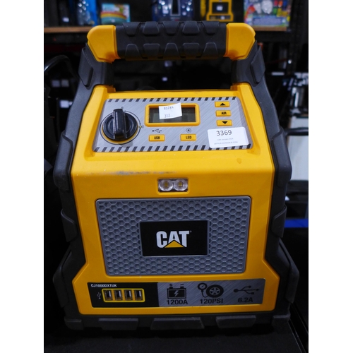 3369 - CAT 1200 Amp Jump Starter (model:- CJ1000DXT) (312-280) * This lot is subject to VAT