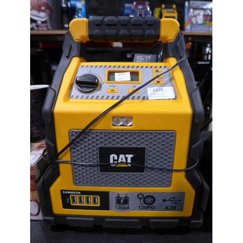 3370 - CAT 1200 Amp Jump Starter (model:- CJ1000DXT) (312-281) * This lot is subject to VAT