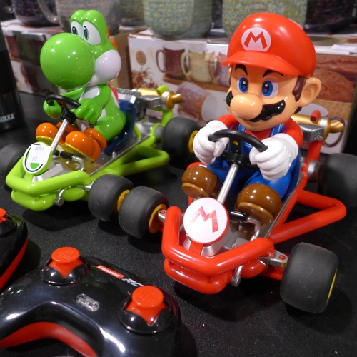 3373 - Mario Kart R/C Racing Set - Mario and Yoshi (312-239) * This lot is subject to VAT