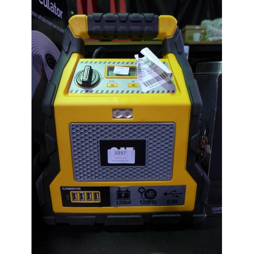 3397 - CAT 1200 Amp Jump Starter (model:- CJ1000DXT) (312-221) * This lot is subject to VAT