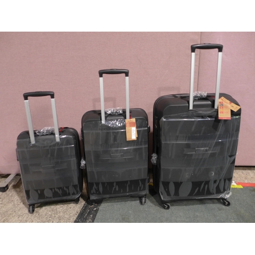 3411 - American Tourister Bon Air Three Piece Luggage Set (Carry On/Medium/Large), original RRP £120.83 + V... 