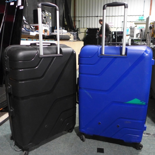 3426 - 2 American Tourister Jetdriver Large 79cm 4 Wheel Spinner Hardside Cases - Damaged Zip (312-192,193)... 