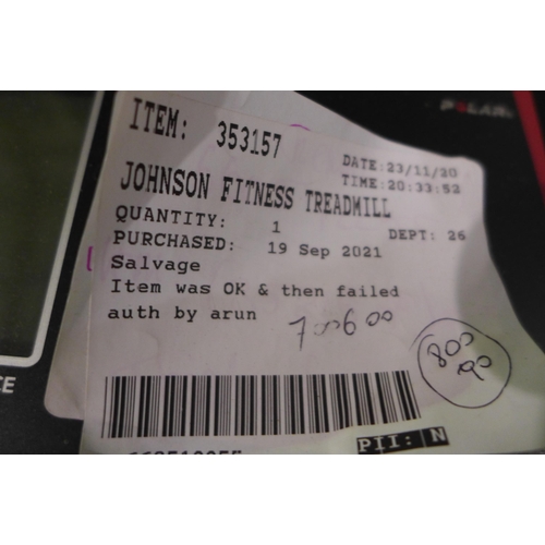 3443 - Johnson 8.1T Fitness Treadmill, original RRP £549.99 + VAT (312-47) * This lot is subject to VAT