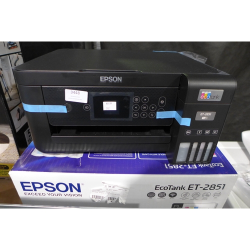 3448 - Epson ET-2851 Ink Jet Printer, original RRP £199.99 + VAT (312-61) * This lot is subject to VAT