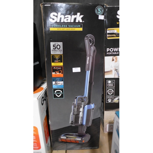 3451 - Shark Cordless Upright Vacuum Cleaner With Battery (model:- ICZ160UK), original RRP £189.99 + VAT (3... 