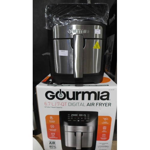 3452 - Gourmia Air Fryer (7QT) (312-49) * This lot is subject to VAT