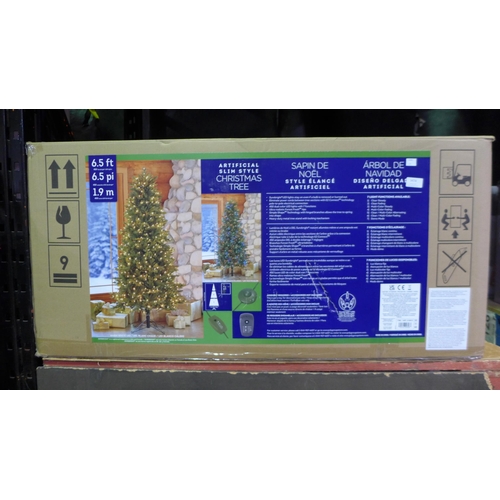 3474 - 6.5ft Polygroup Pre-Lit Slim Aspen Tree, original RRP £241.66 + VAT (312-138) * This lot is subject ... 