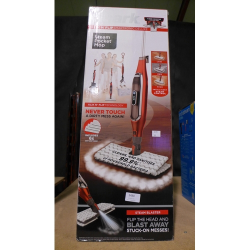 3480 - Shark Steam Mop (model:- S6003UKCO), original RRP £99.99 + VAT (312-315) * This lot is subject to VA... 