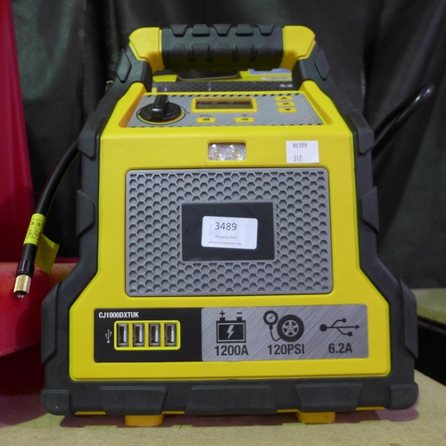 3489 - CAT 1200 Amp Jump Starter (model:- CJ1000DXT) (312-341) * This lot is subject to VAT