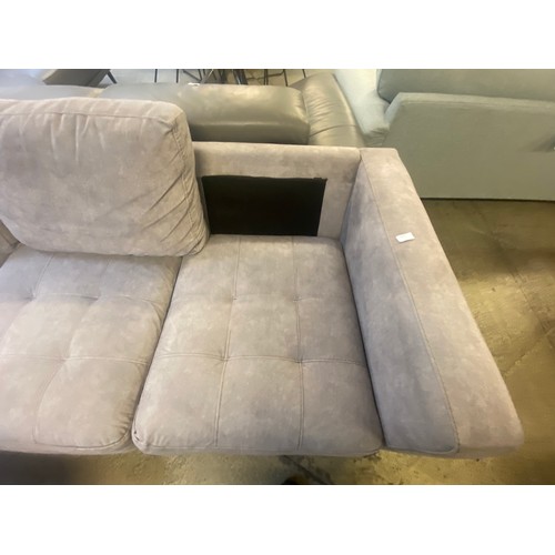 1640 - Thomasville Kylie Corner Sofa With Storage Ottoman - damaged and missing back cushion