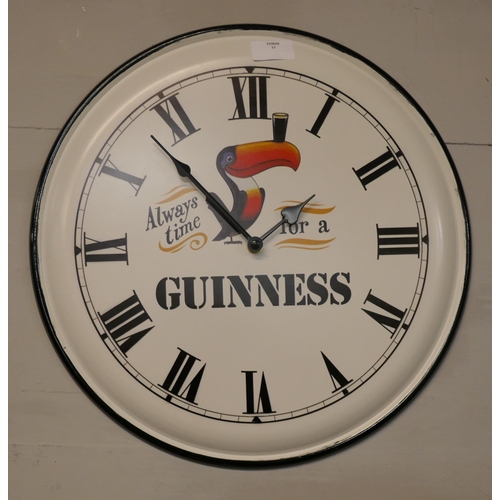 1329 - A Guinness wall clock