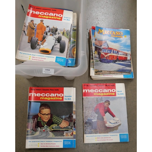 1068 - A collection of 1960s Meccano magazines **PLEASE NOTE THIS LOT IS NOT ELIGIBLE FOR POSTING AND PACKI... 