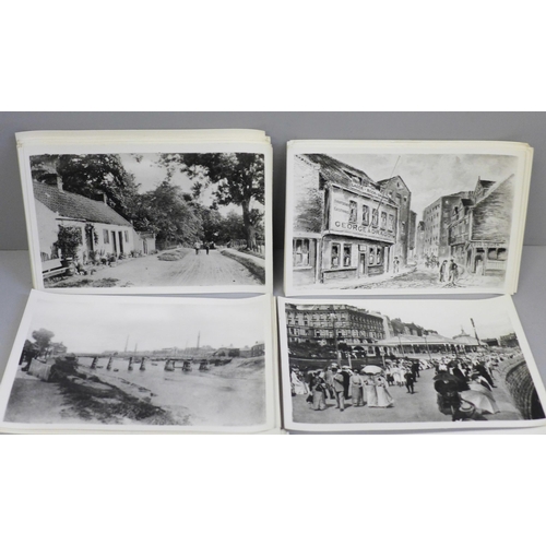 624 - Humberside Libraries reproduction postcards, 60+