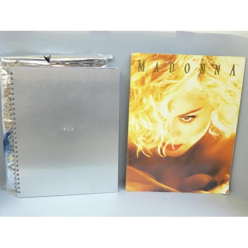 670 - A Madonna Sex book and a Blonde Ambition Tour programme