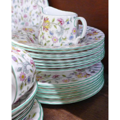 672 - An eight setting Minton Haddon Hall tea and dinner service **PLEASE NOTE THIS LOT IS NOT ELIGIBLE FO... 