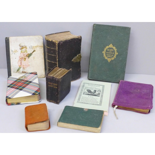 680 - A collection of Religious and Literature miniature books