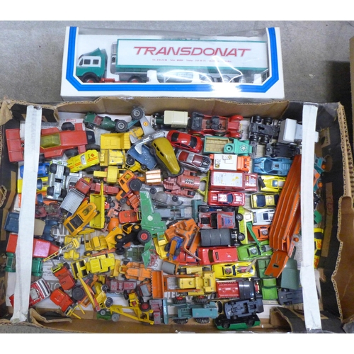 758 - A collection of die-cast model vehicles including Matchbox and Lesney