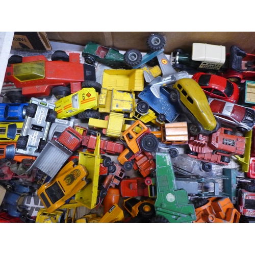 758 - A collection of die-cast model vehicles including Matchbox and Lesney