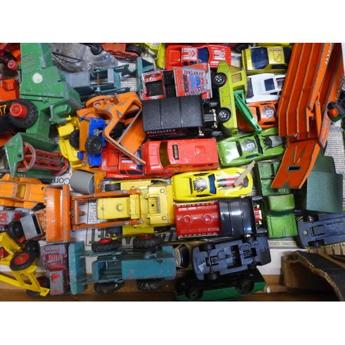 758 - A collection of die-cast model vehicles including Matchbox and Lesney