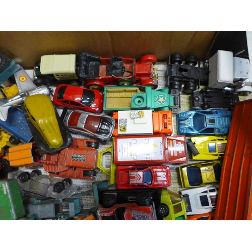 758 - A collection of die-cast model vehicles including Matchbox and Lesney