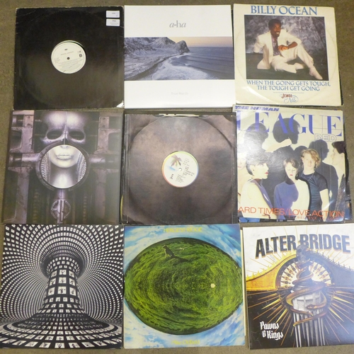 761 - A collection of LP records and 12