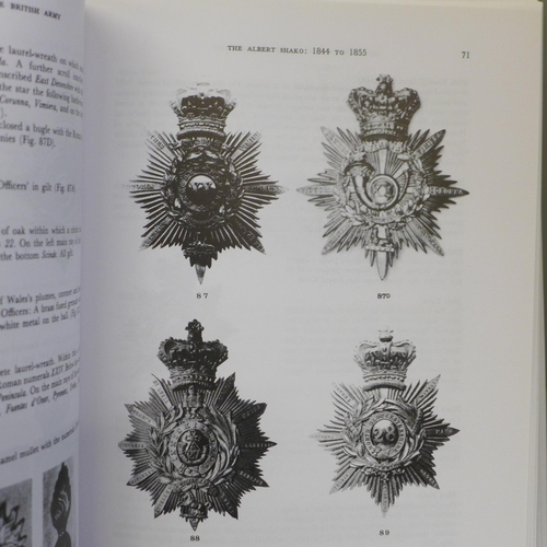 766 - Two military collectors books, Head-dress Badges of The British Army, vol 1 and 2