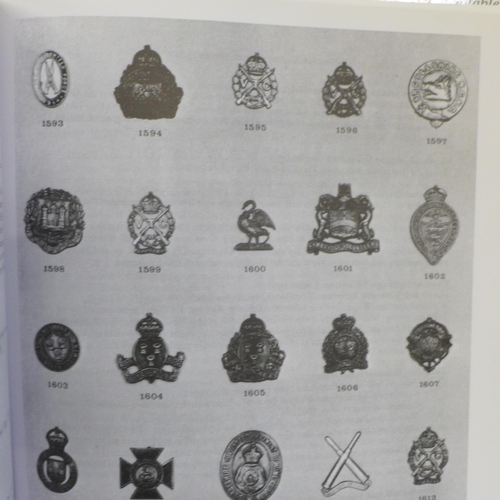 766 - Two military collectors books, Head-dress Badges of The British Army, vol 1 and 2