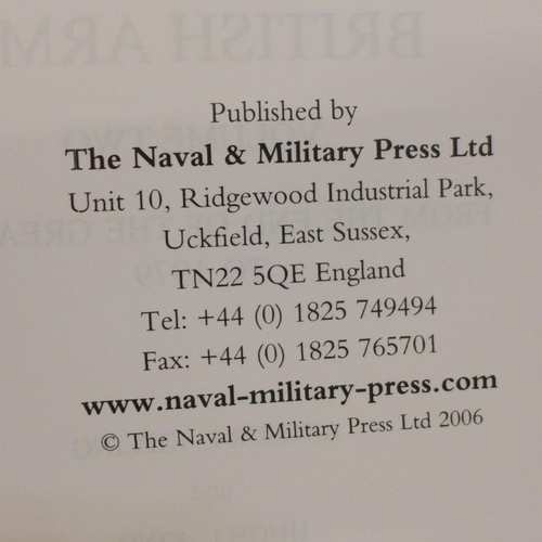 766 - Two military collectors books, Head-dress Badges of The British Army, vol 1 and 2