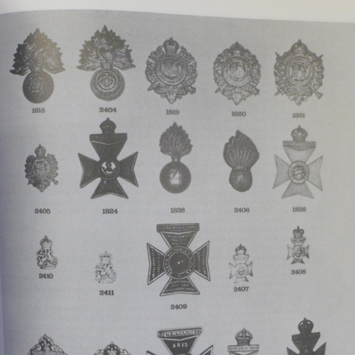 766 - Two military collectors books, Head-dress Badges of The British Army, vol 1 and 2