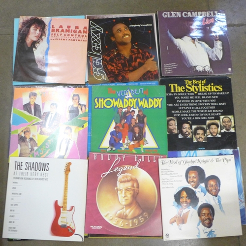 788 - A collection of LP records and 12